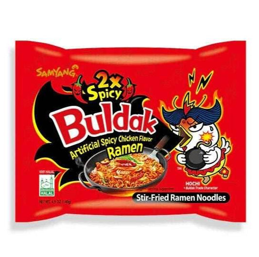 Buldak 2x Spicy Chicken Ramen (140g) - 