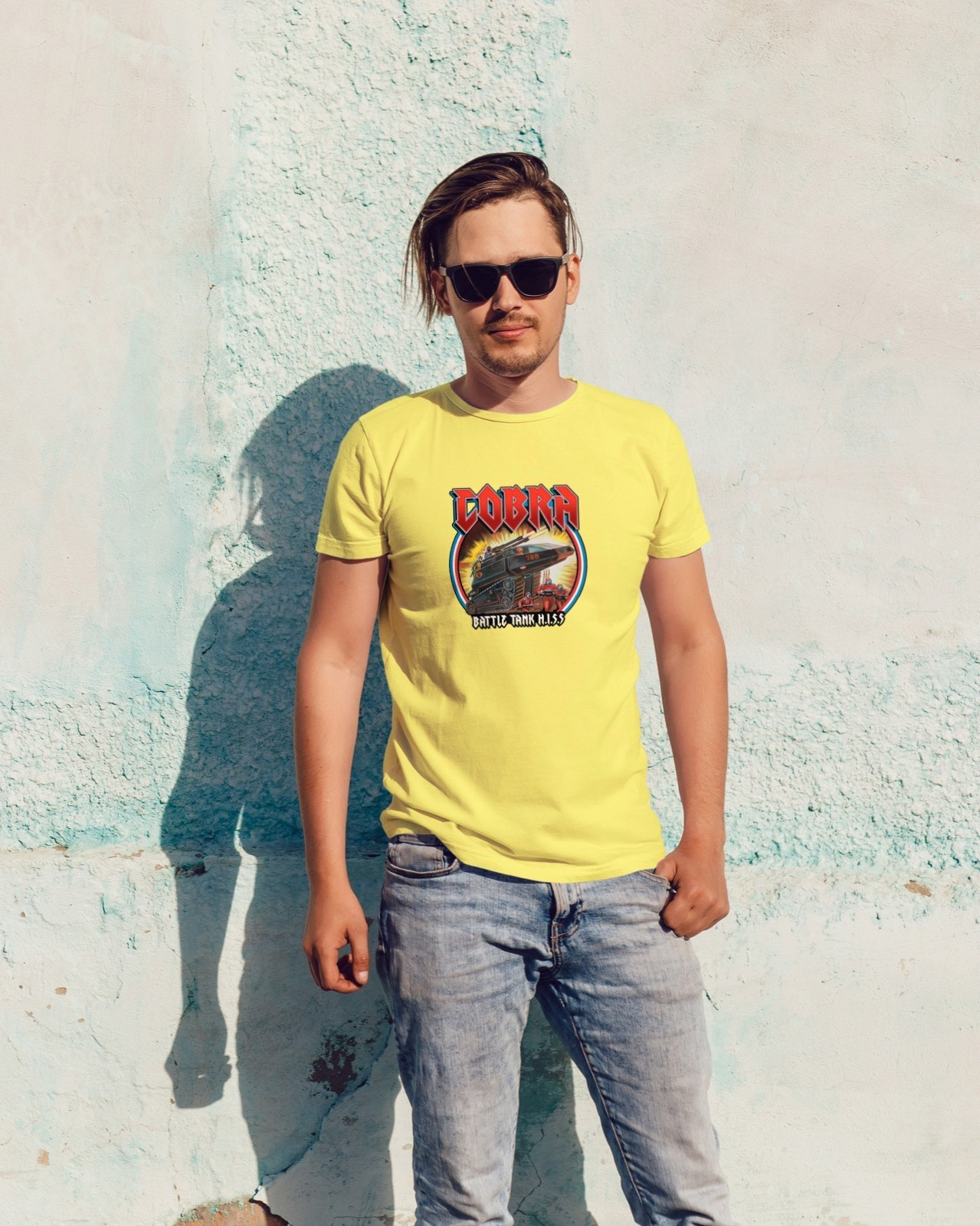 GI Joe Cobra Battle Task HISS  Mens T Shirt