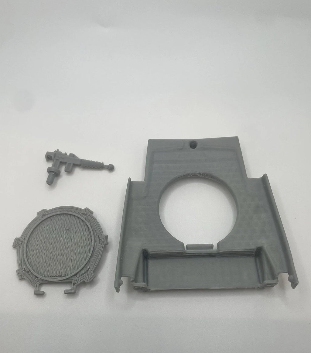Vintage Star Wars Kenner AT-ST Scout Walker Canopy Hatch & Gun Repro Part 1981