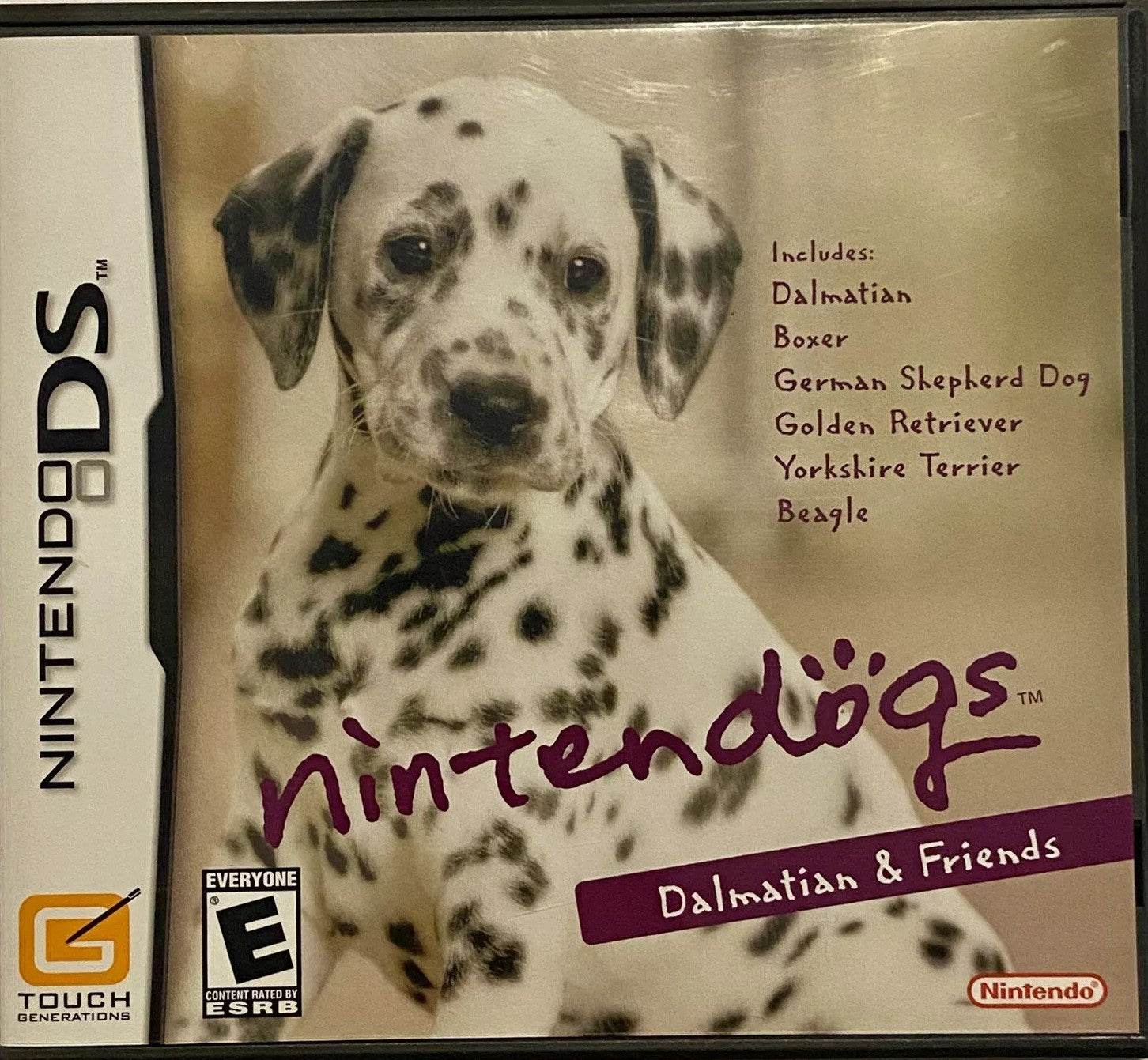 Nintendogs: Dalmatian & Friends (Nintendo DS) - Game Manual Only