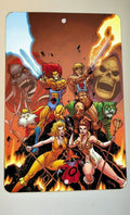 Retro 80s Thundercats He Man Skeletor Mumm Ra Lion O 8x12 Metal Wall Sign