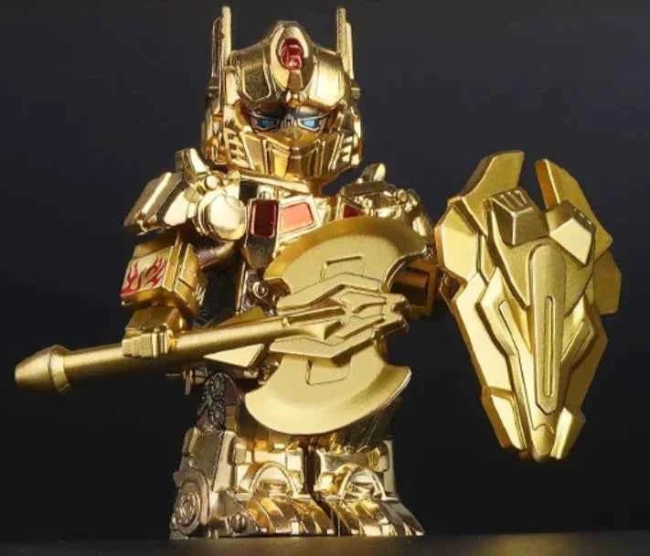 Gold Optimus Prime Custom Minifig