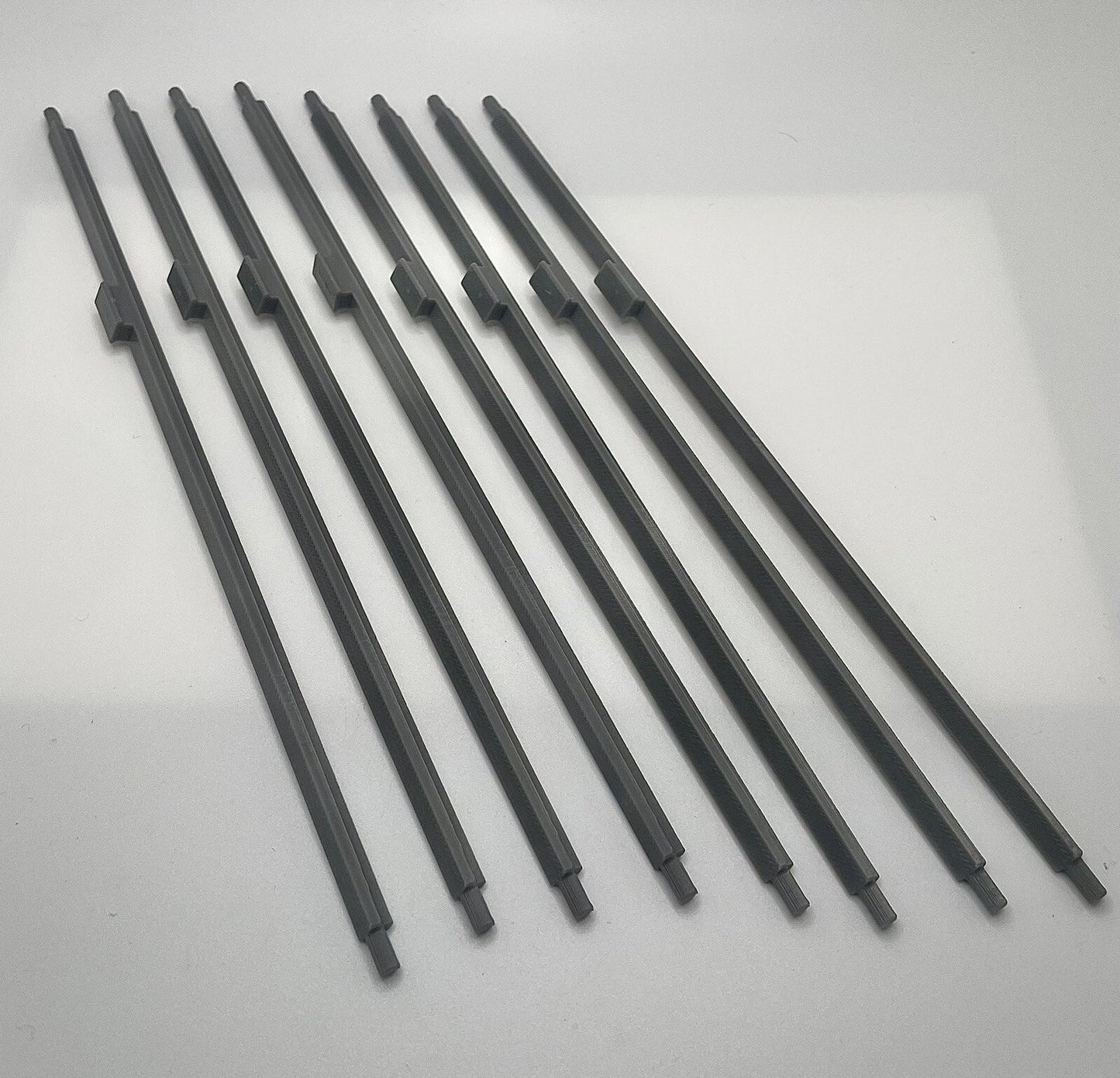 VINTAGE KENNER STAR WARS Y Wing Engine 8X Struts Replacement Part REPRO 1983