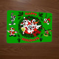 Looney Tunes Happy Holidays 8x12 Metal Wall Sign Classic Cartoon Bugs Bunny Daffy Duck Tweety Taz