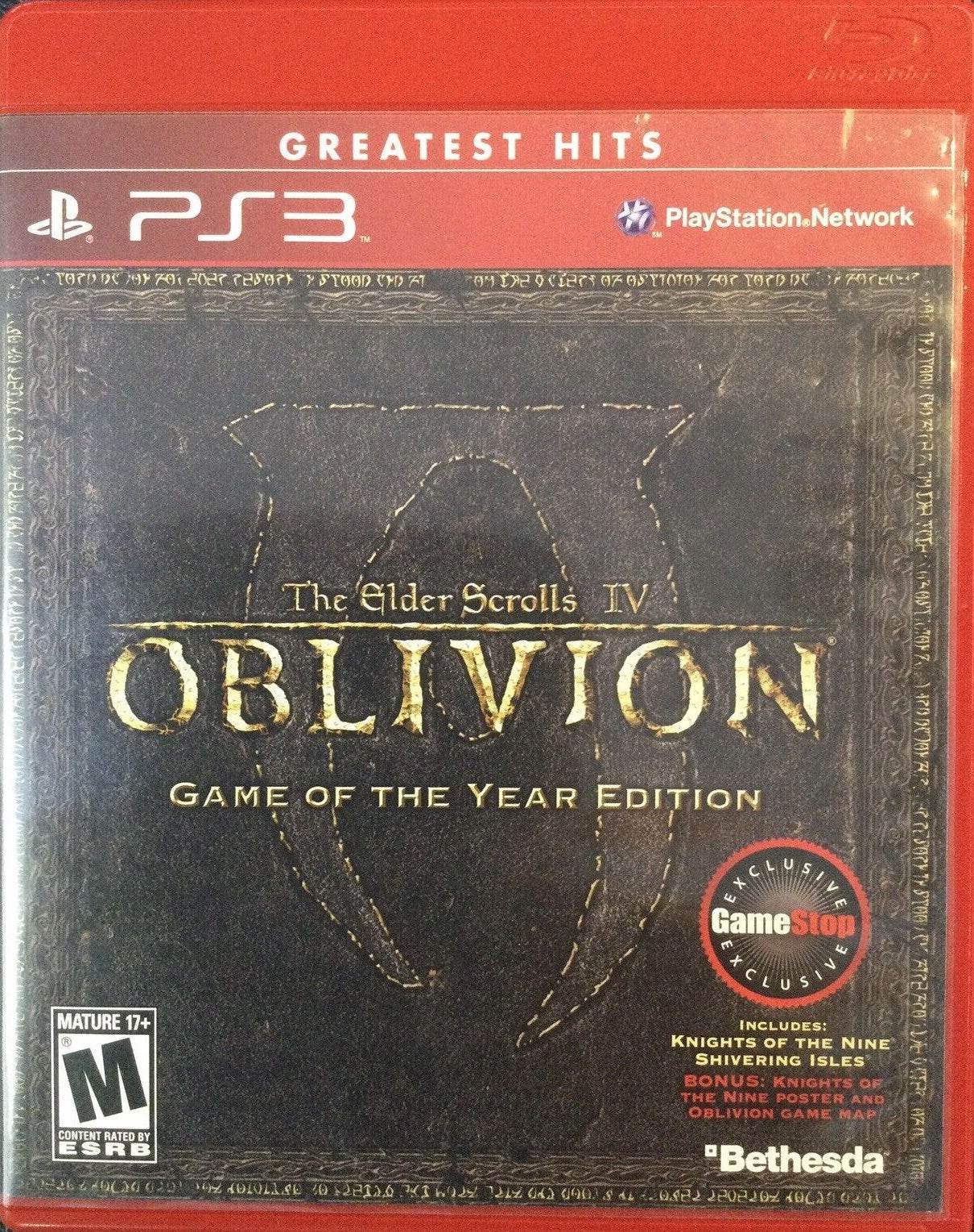 The Elder Scrolls IV: Oblivion Game of the Year Edition (Greatest Hits) (Gamestop Edition) (Playstation 3) - Game Only