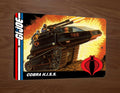 GI Joe Cobra HISS Tank Artwork 8x12 Inch Metal Wall Sign Featuring Retro 1980s Cartoon Design