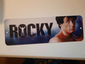 ROCKY Banner 4x12 Inch Metal Wall Sign Retro 80s Boxing Action Movie Poster