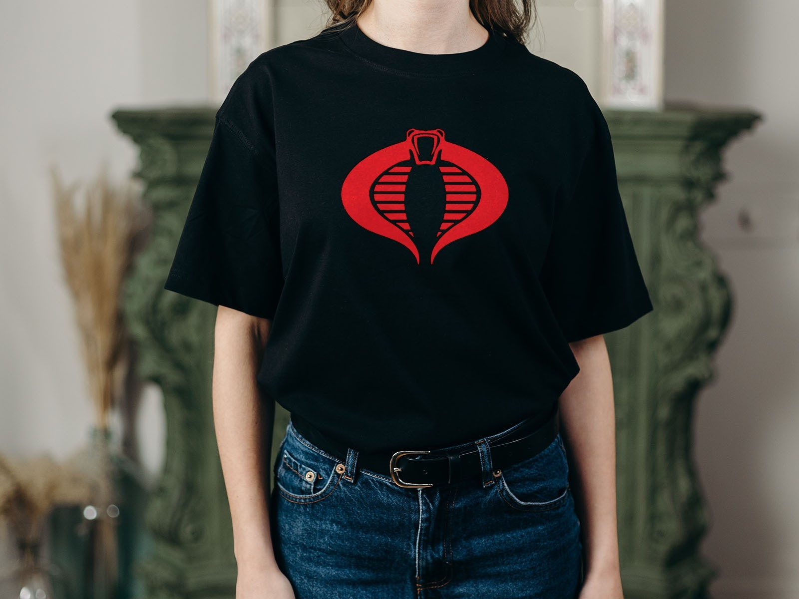 Cobra GI Joe Logo Mens T Shirt Gildan