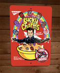 Bucky Charms Cereal Marvel Avengers Parody Comics 8x12 Metal Wall Sign
