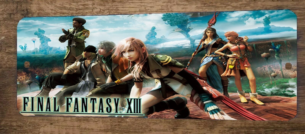 FFXIII Final Fantasy 13 Video Game 3x12 Metal Wall Marquee Banner Sign