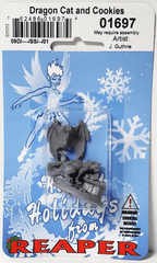 Reaper Miniatures Holiday: Dragon Cat and Cookies - 