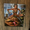 Star Wars Slave Princess Leia Choking Jabba The Hutt Mouse Pad Retro 80s