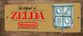 The Legend of Zelda 4 x 12 Inch Metal Wall Sign – Classic Arcade Style Decor for Gaming Rooms