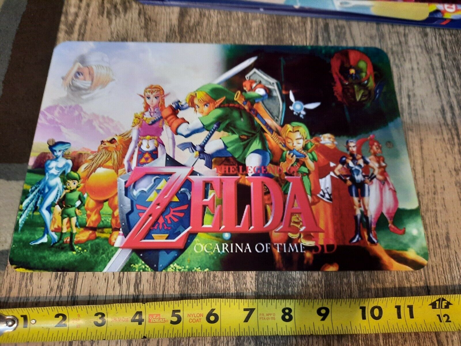 The Legend of Zelda: Ocarina of Time 8x12 Inch Metal Wall Sign Retro 1980s Video Game Memorabilia