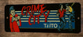Crime City Arcade Video Game 4x12 Metal Wall Sign Marquee Banner Poster