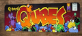 Qbert Qubes Arcade 3x12 Metal Wall Video Game Sign