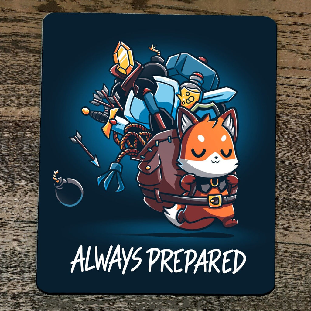 Always Prepared Link and Fox Themed Gaming Mouse Pad Featuring Iconic Zelda Characters - 7.75 x 9.25 Inch, Durable 2.5mm Thick Sublimated Surface for Precise Control and Comfort