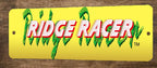 Ridge Racer Arcade 4x12 Metal Wall Video Game Marquee Banner Sign
