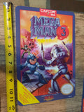 Mega Man 3 Video Game Box 8x12 Inch Metal Wall Sign Retro 1980s Arcade