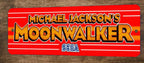 Moonwalker Arcade Michael Jackson 4x12 Metal Wall Video Game Marquee Banner Sign