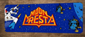 Moon Cresta Arcade 3x12 Metal Wall Video Game Sign Poster