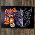 G2 Orange Decepticon Devastator 8x12 Metal Wall Sign Poster Transformers