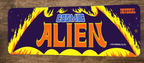 Cosmic Alien Arcade 3x12  Metal Wall Video Game Marquee Banner Sign