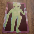 Alien in Window 8x12 Metal Wall Sign Misc Poster