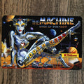 The Machine Bride of Pinbot Arcade 8x12 Metal Wall Video Game Sign Poster