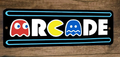 Arcade Video Game 3x12  Metal Wall Sign