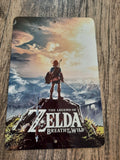 The Legend of Zelda Breath of the Wild 8x12 Inch Metal Wall Sign Featuring Retro 80s Style Graphics
