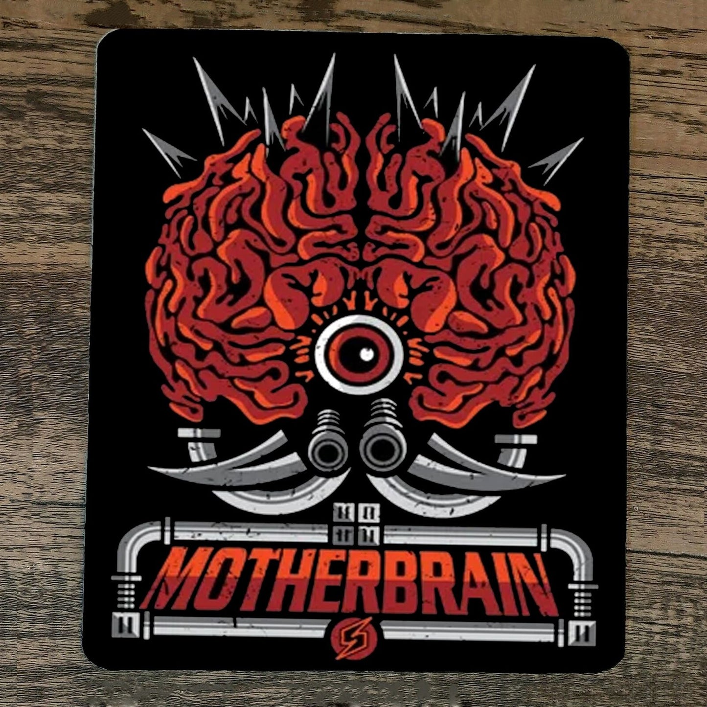 Motherbrain Metroid Video Game Mouse Pad
