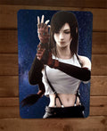 Tifa Final Lockhart Fantasy 7 VII 8x12 Metal Wall Sign Poster Video Game Art