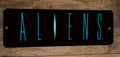 4x12 Aliens Banner Metal Wall Sign Retro 80s Horror Movie Poster