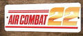 Air Combat 22  Arcade Video Game 4x12 Metal Wall Sign Marquee Banner Poster