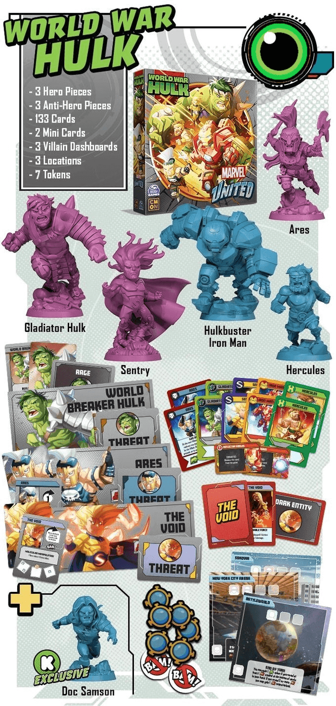 Marvel United: World War Hulk - Kickstarter Edition - 