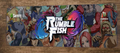 The Rumble Fish Arcade 3x12 Metal Wall Video Game Marquee Banner Sign