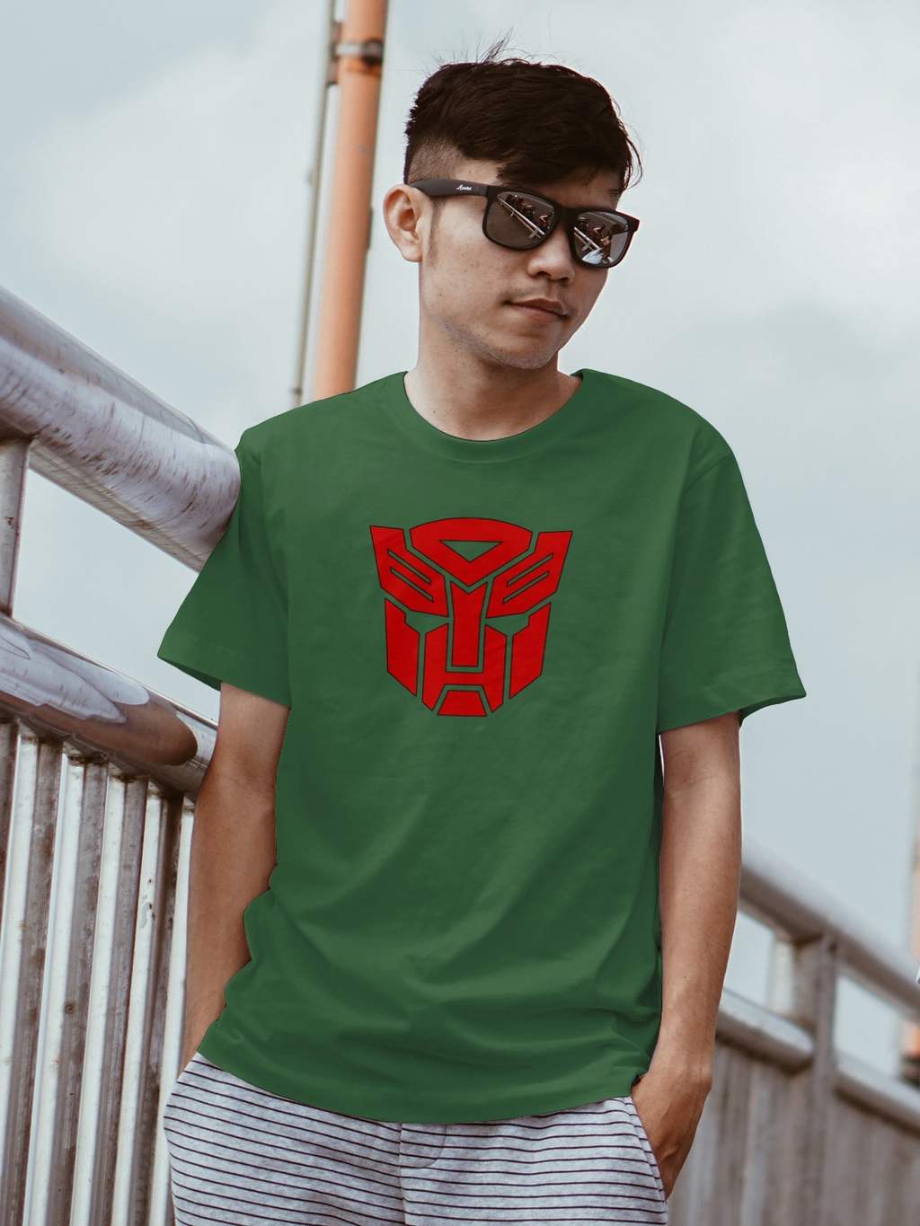 Autobots Transformers Logo Mens T Shirt Gildan