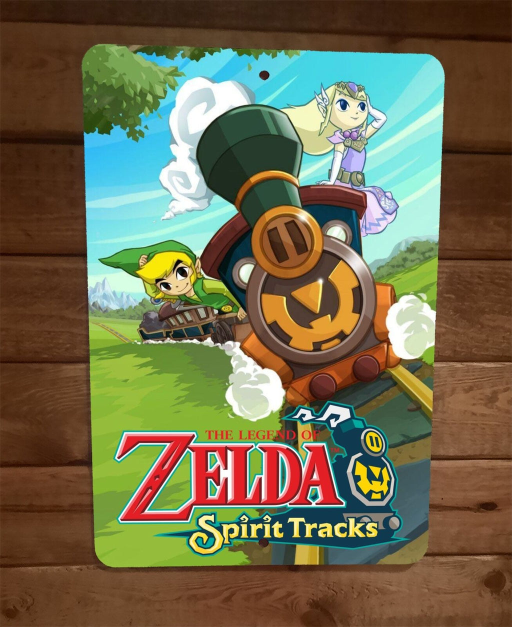 The Legend of Zelda Spirit Tracks 8x12 Inch Premium Metal Wall Sign Video Game Poster