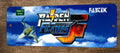 Raiden Fighters Jet Arcade 4x12 Metal Wall Video Game Marquee Banner Sign