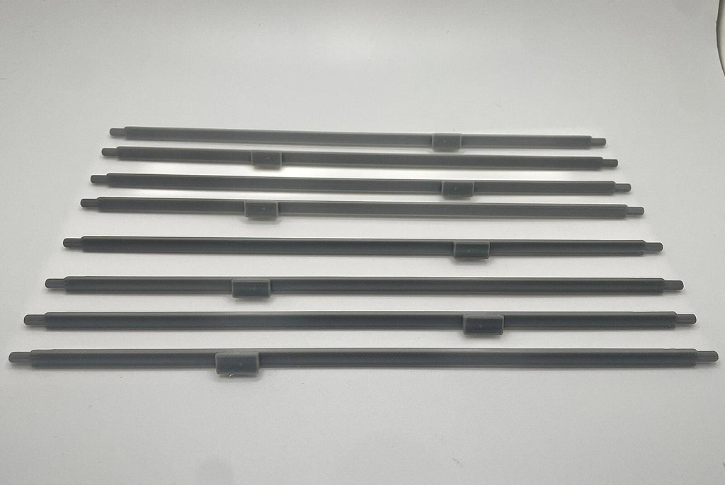 VINTAGE KENNER STAR WARS Y Wing Engine 8X Struts Replacement Part REPRO 1983