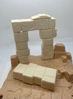 Indiana Jones Well Of Souls Wall & Breakaway Piece 1982 REPRO Replacement Part