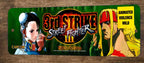 Street Fighter 3rd Strike Arcade 4x12 Metal Wall Video Game Marquee Banner Sign