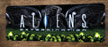 Aliens Extermination Arcade 4x12 Metal Wall Video Game Marquee Banner Sign