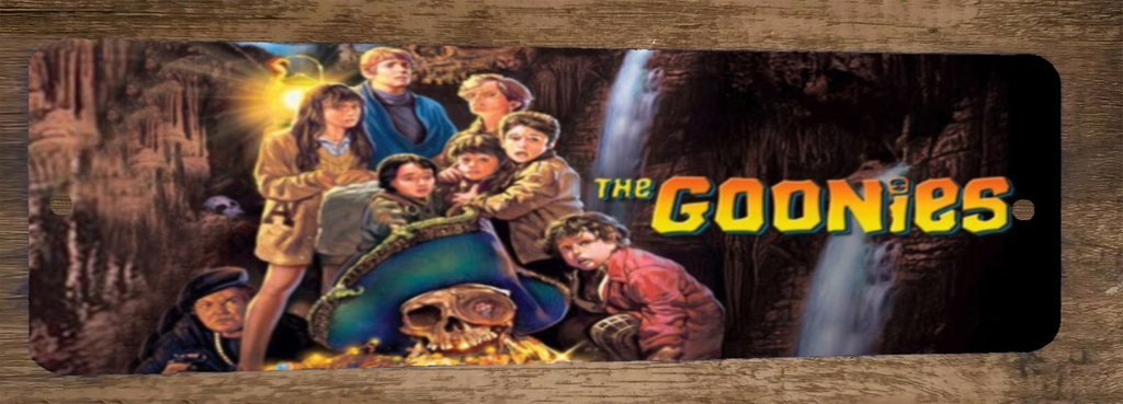The Goonies Movie Banner 3x12 Metal Wall Sign