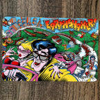 Earth Shaker Arcade 8x12 Metal Wall Video Game Sign