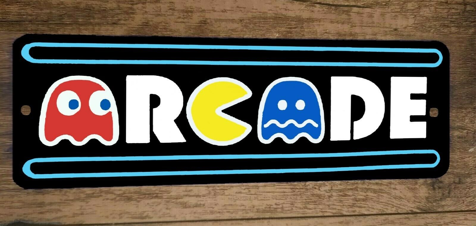 4x12 Arcade Video Game  Metal Wall Sign