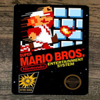 Super Mario Bros Arcade Video Game NES Box Cover Mouse Pad
