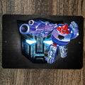 Motormouth Autobot 8x12 Metal Wall Sign Poster Transformers