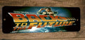 4x12 Back to the Future Banner Metal Wall Sign Retro 80s Comedy Sci-Fi Movie Poster